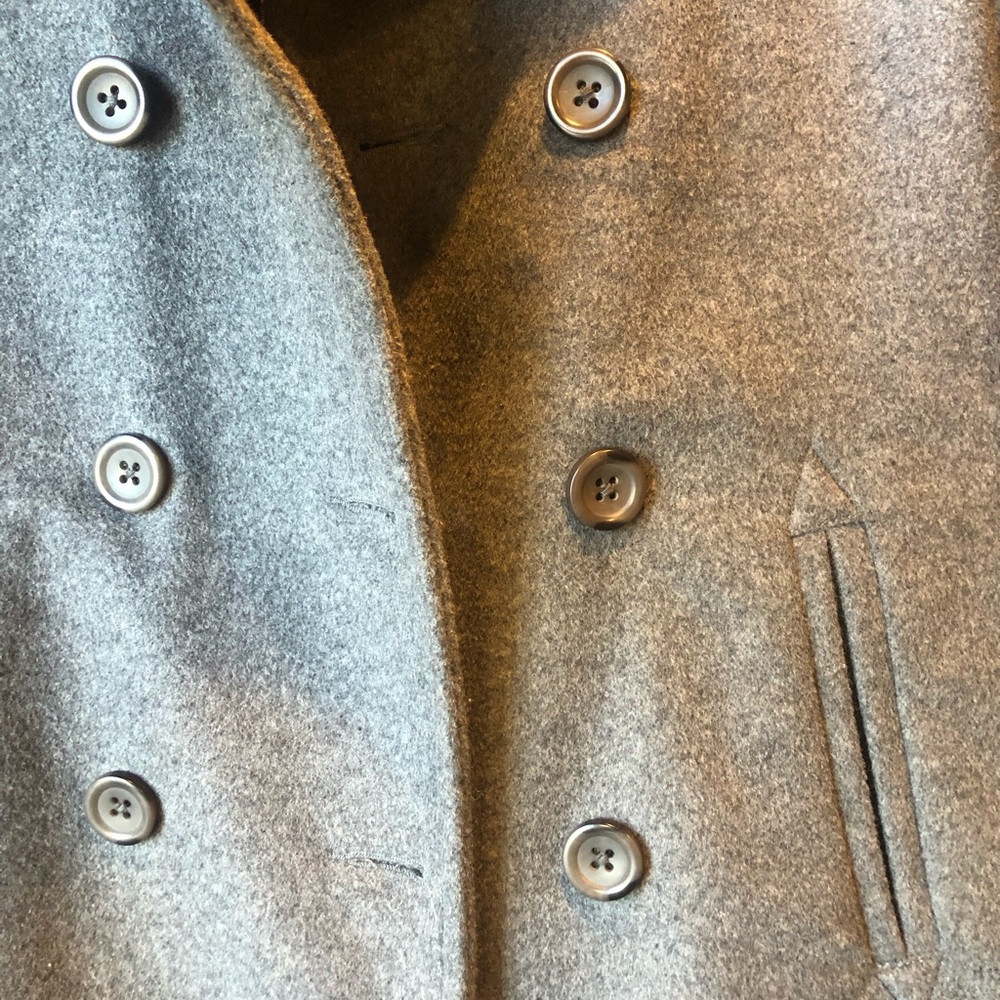 Lands End Double Breasted Peacoat Gem